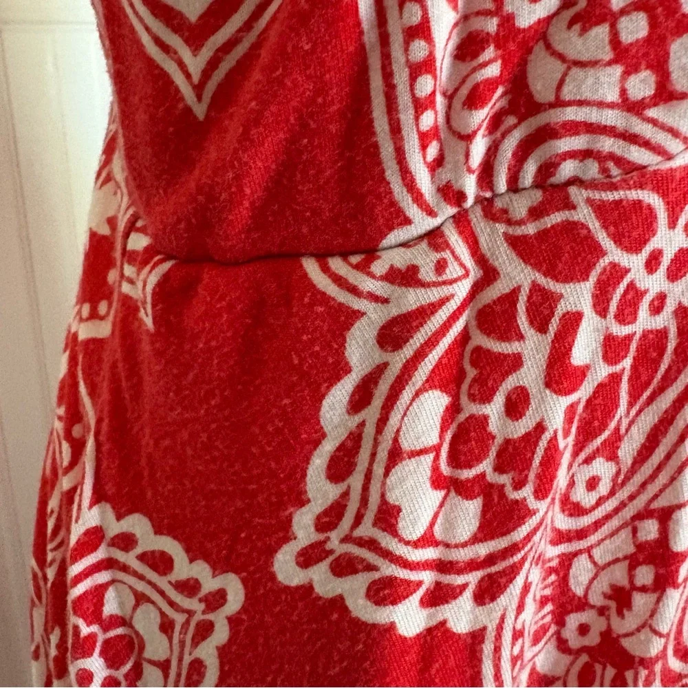Agnes & Dora Red and White Scoop Neck Sundress size Large - Picture 4 of 9